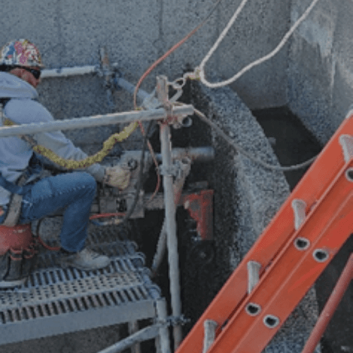 Image of a professional ready to respond to a service call